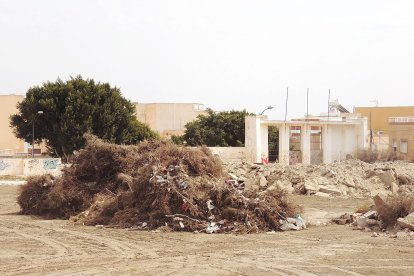 Esta era una de las zonas donde se ponía una de las porterías.