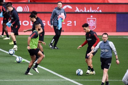 La Selección de Bélgica en el Mediterráneo.