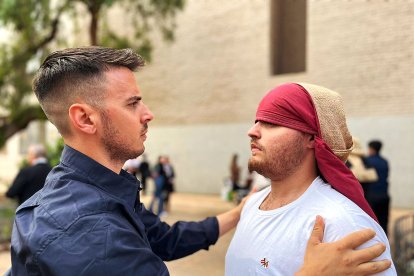 Preparativos antes de la salida.