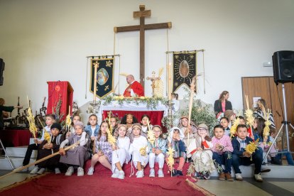 La procesión del Domingo de Ramos en el Parador.