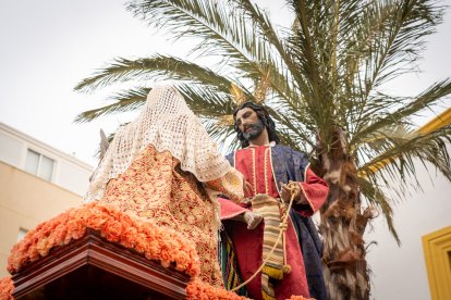 La procesión del Domingo de Ramos en el Parador.