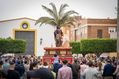 La procesión del Domingo de Ramos en el Parador.