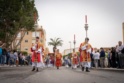 La procesión del Domingo de Ramos en el Parador.