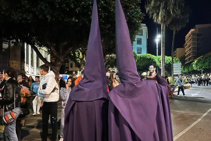 Llegada de la procesión a la Plaza Circular.