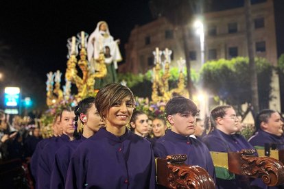 Llegada de la Verónica a la Plaza Circular.