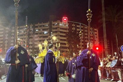 Llegada de Nuestro Padre Jesús Nazareno a la Plaza Circular.