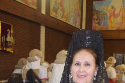La hermana mayor de La Borriquita, Margarita Castellón.