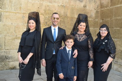 La familia del Aguila al completo.