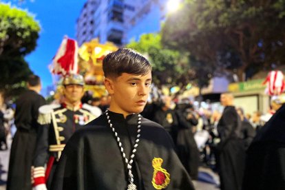 Procesión en carrera oficial.