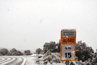 Carretera de Paterna a Bayárcal. Foto de David Sánchez.