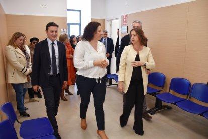 La consejera de Salud, Catalina García, en la inauguración del Consultorio de Balanegra.