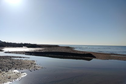 Las precipitaciones generalizadas provocaron la crecida del Andarax.