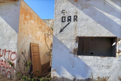 Indicador para que los aficionados pudiesen acceder al bar.