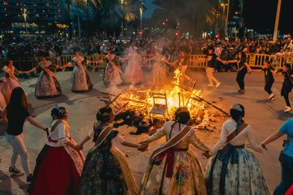 Imagen del último día de la undécima edición de \'Fallers pel Món\' en Almería.