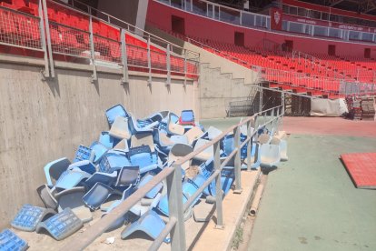 Los restos de un tiempo pasado.