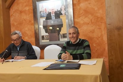 Cuando presidía la Acción Cultural Celia Viñas.