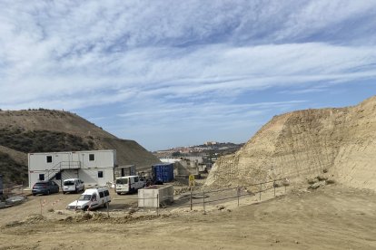 Obras junto a La Juaida.