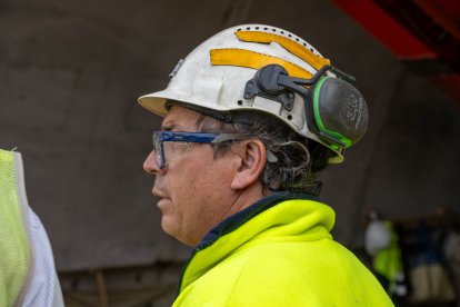 En la obra se trabaja durante todo el día.