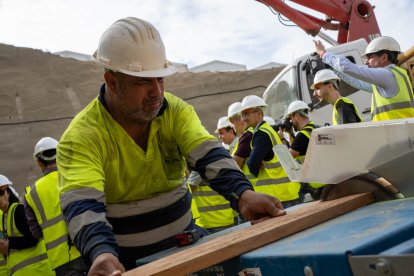 Adif ha organizado una nueva visita a las obras de la plataforma de Alta Velocidad.