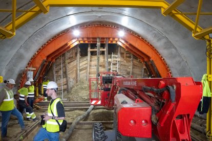 Adif ha organizado una nueva visita a las obras de la plataforma de Alta Velocidad.