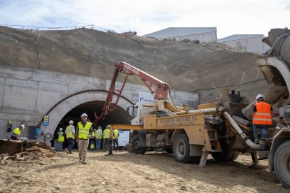 Adif ha organizado una nueva visita a las obras de la plataforma de Alta Velocidad.