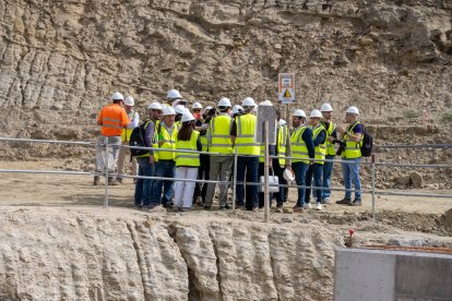 Adif ha organizado una nueva visita a las obras de la plataforma de Alta Velocidad.