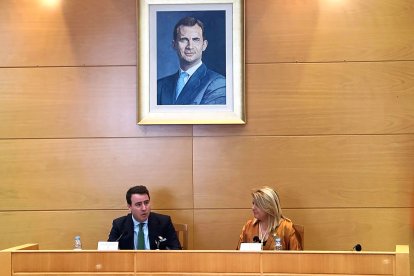 Fernando Giménez durante su intervención.