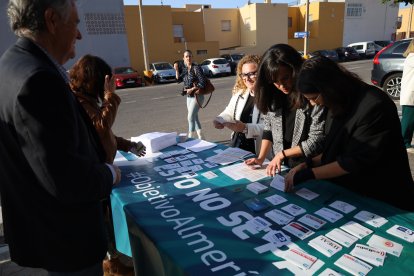 Recogida de credenciales.