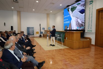 Chequeo empresarial a las obras del AVE.