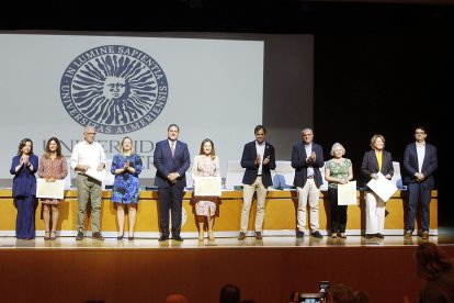 María Catalina González, Juan González, María Pilar Granados, María José Guerrero, María Mirella Guirado y Isabel Guirao.