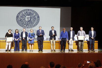 Carmen Serrano, Luis Miguel Ortega, Francisco Romero, Carmen Serrano y José Navarro.