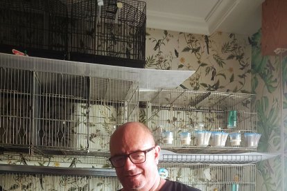 Gallardo dentro de su paraíso.