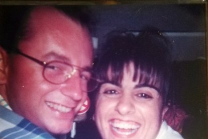 José Manuel y Ana en plena fiesta.