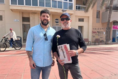 Miguel Cárdenas, coordinador web de LA VOZ, y Francisco Montesinos.