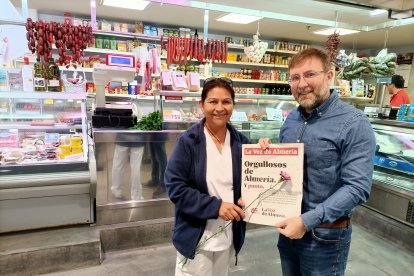 Jacinta Muñoz junto a Evaristo Martínez.