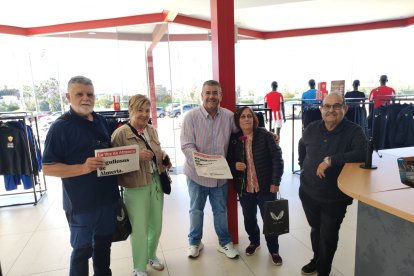 Daniel Bouza, Dolores Cora, María José Muñoz y Manuel Sánchez.