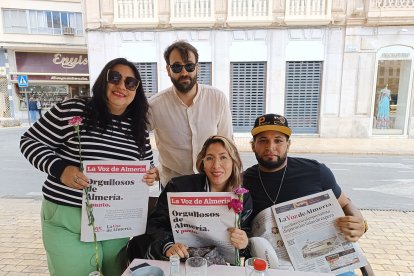 Lupe, Johana y Yeudy.