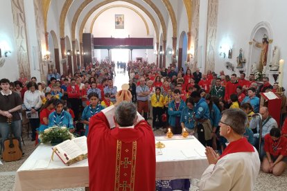 Misa tras la peregrinación a Pechina.