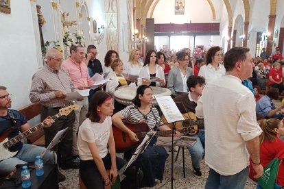 Misa tras la peregrinación a Pechina.