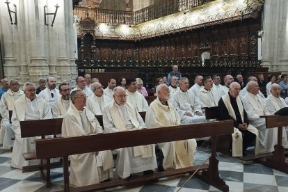 Celebración en la Catedral de San Juan de Ávila, patrón del clero español.