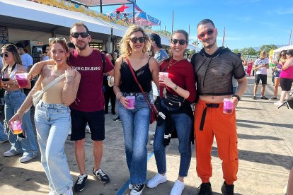 Isa Lagrand, Manu Hernández, María Ortíz, MDM y Juanma Torcauto disfrutando de Solazo Fest.