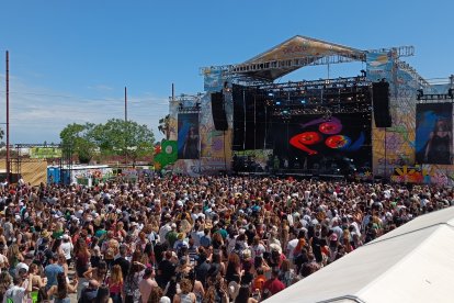 Visa general desde la zona VIP.