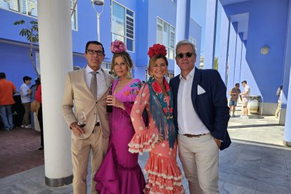 Esteban, Mª José, María y Joaquín.