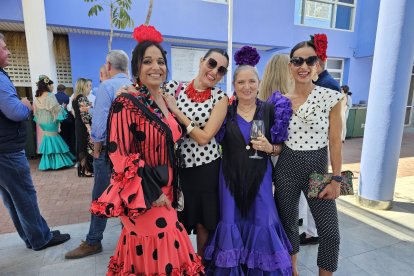 Mª del Mar Rubio, Laura Puertas, Carmen Puertas y Olga Soriano.