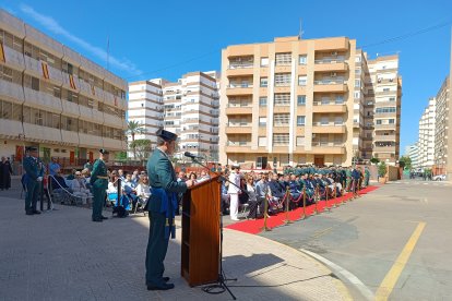 Discurso de Jorge Montero Llácer, jefe de la Comandancia de la Guardia Civil de Almería