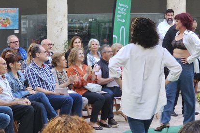 Un momento del desfile de moda.