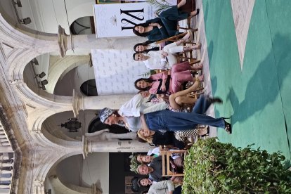 Un momento del desfile de moda.