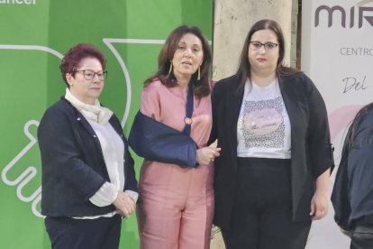 Un emotivo momento del desfile.