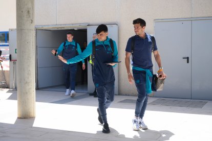 Recibimiento a Pedri.