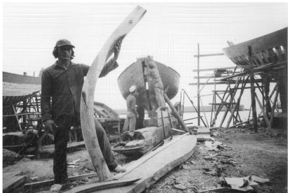 Gracian en plena faena en el Puerto de Almería.